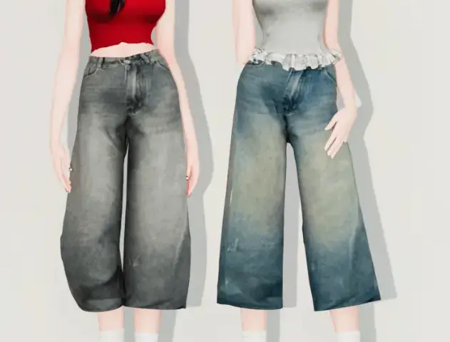 【Sforikl】tops-01+denim pants