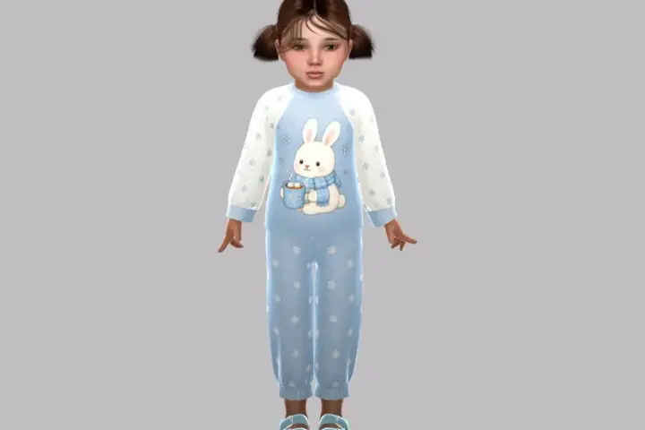 Toddler - Cozy winter pajama set with cute snowy print