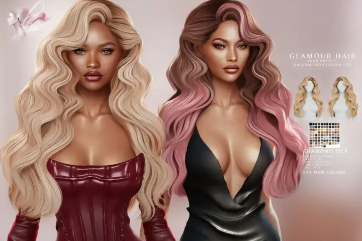 Прическа - GLAMOUR HAIR - DIAMOND TIER