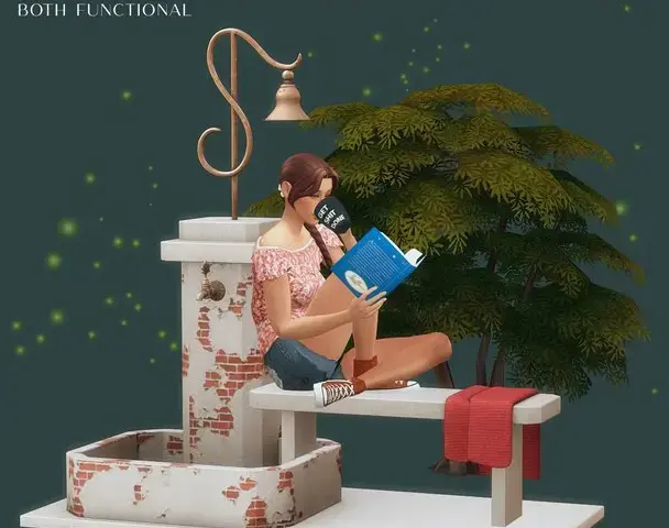Pixel Vibes - Garden Sink & Bench