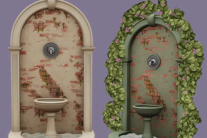 Pixel Vibes - Blooming Garden Sink