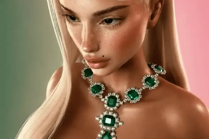 Rosette Necklace