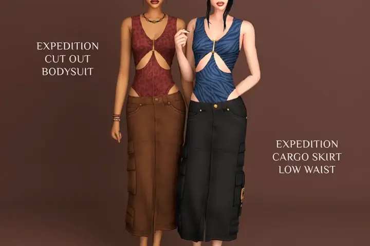 Safari Collection - Expedition Cutout Bodysuit