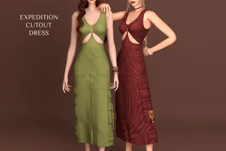 Safari Collection - Expedition Cutout Dress