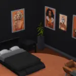 Girls with cocktails picture set