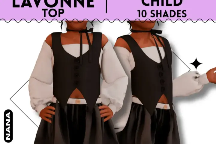 (Lavonne) Top for Child