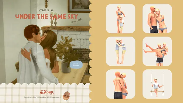 Under the Same Sky ꒰pose pack꒱