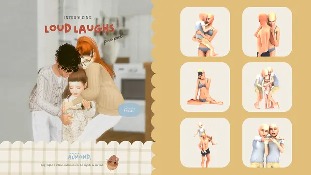 Loud Laughs ꒰pose pack꒱