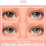 HETEROCHROMIA EYES FOR KIDS UPDATE SECOND EYE ADD-ONS FOR CHILDREN