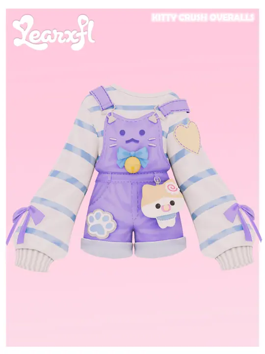 [ZPT] Kitty Crush Overalls