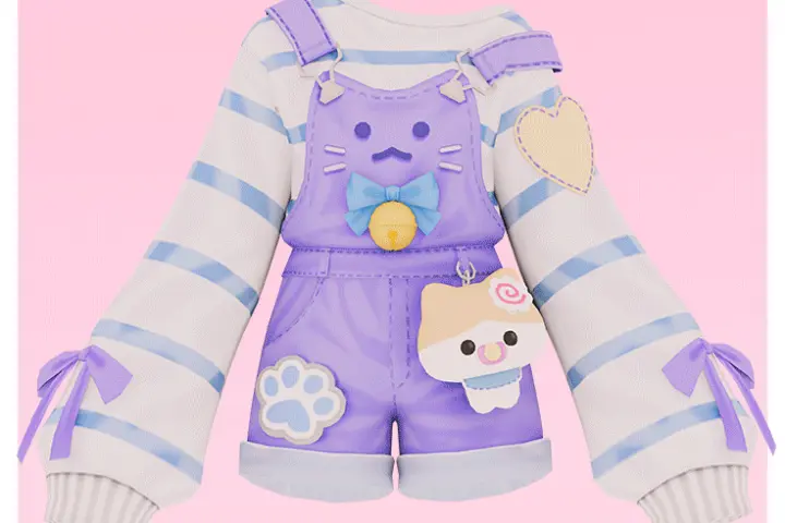 [ZPT] Kitty Crush Overalls