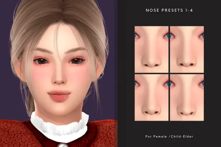 female nose presets1-4