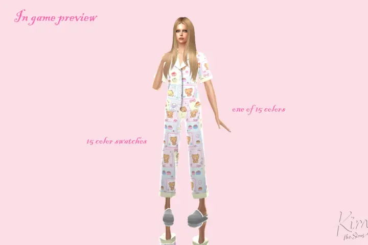 Kim Cute Pajamas