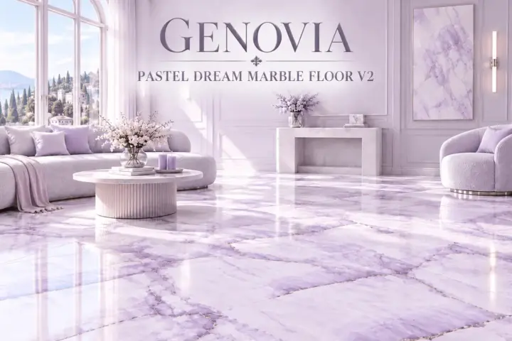 Genovia Pastel Dream Marble Flooring