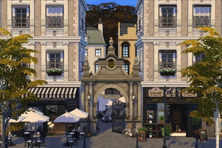Street in Paris - Hotel, Restaurant, Nail Salon, Apartments | No CC