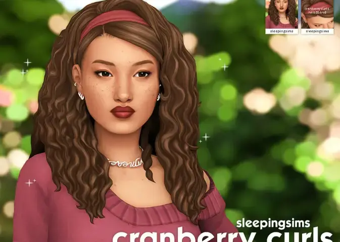 прическа - cranberry curls
