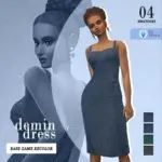 [RECOLORS] Demin Dress