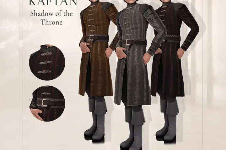 Medieval CC Male Kaftan CC | Shadow of the Throne
