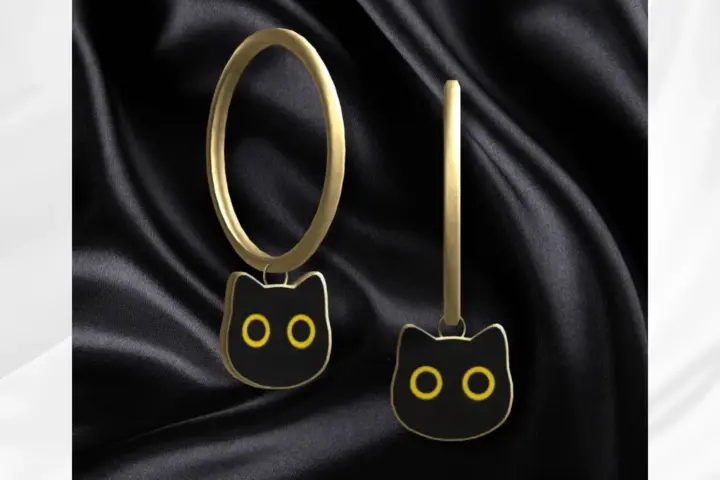 Black Cat Hoops