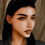 Black Stud Cat Earrings