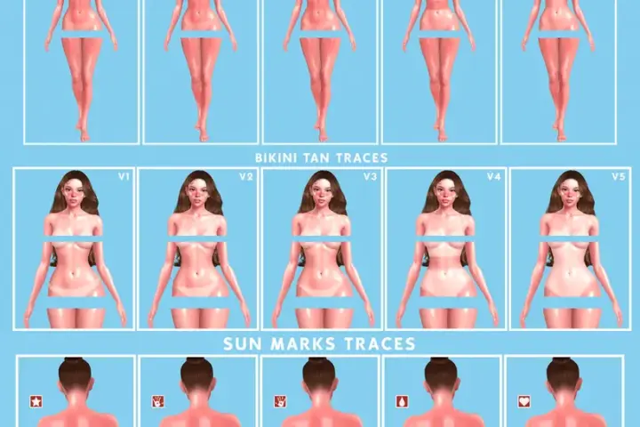 Sunburns for Face & Body
