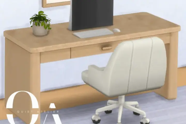 Quiet Atelier - Stone Top Desk
