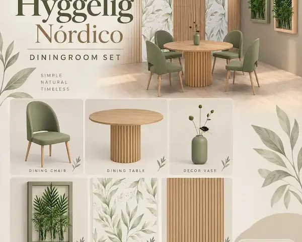 SG_Hyggelig Nórdico diningroom SET