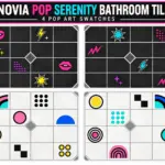 Genovia Flooring • Pop Serenity Bathroom Tiles