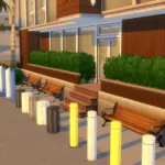 City Bollard Poles (Set)