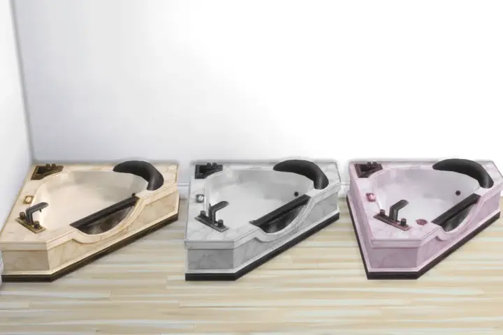 Elarra - Royal Marble Corner Jacuzzi