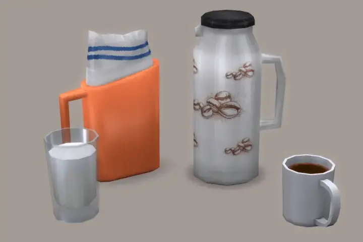 Functional Coffee Thermos & Milk Bag Holder