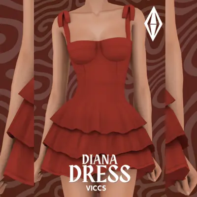 VICCS_ DIANA DRESS (TEEN-ELDER)