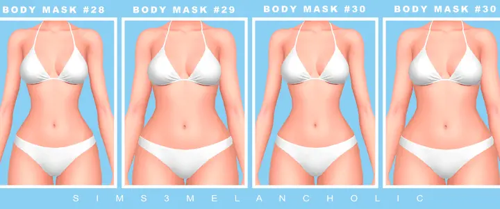 Overlay Body Masks #28-31