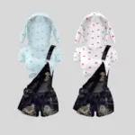 [charon&roqiqi]Distressed denim overalls suit_v1