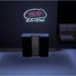 Cyberia Club Sign