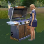 Elarra - Rustic Wooden Outdoor Grill