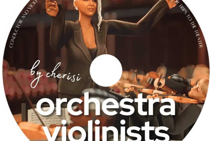 Orchestra Violinists Set | Animated Deco Sims