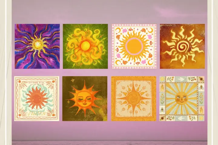 Sun & Solstice Celestial Canvas Collection