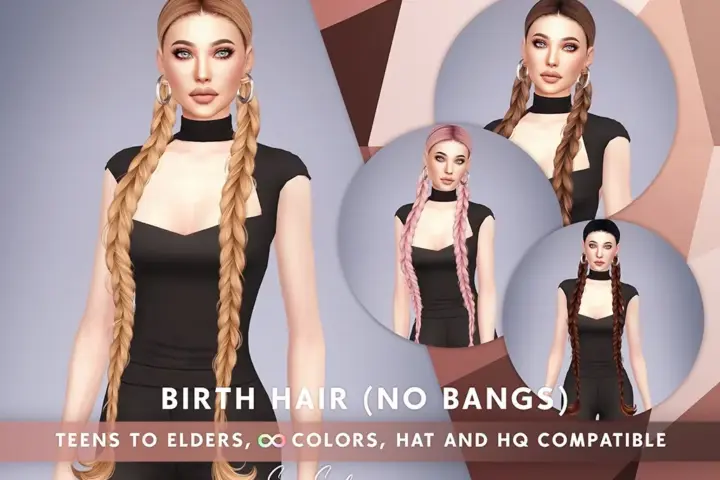 SONYASIMS - Birth Hair (No Bangs)