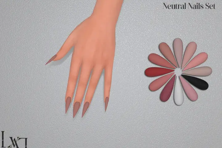 Soft Autumn Neutral Nails