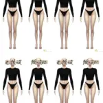 Пресеты для тела "8 Asian Health Body Presets March 2023 Update"