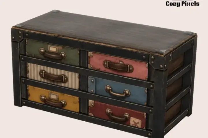 Suitcase Dresser