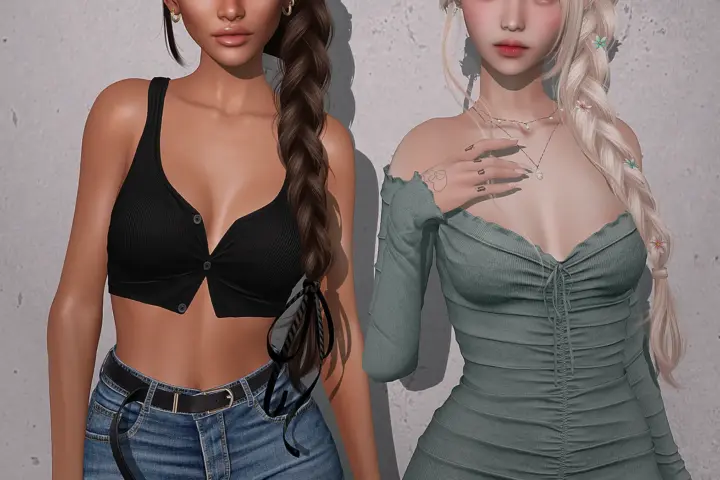 DOUX - Destiny Hairstyle (Bangs B)
