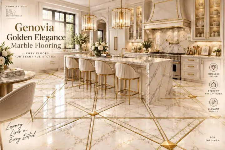 Genovia Flooring • Golden Elegance Marble