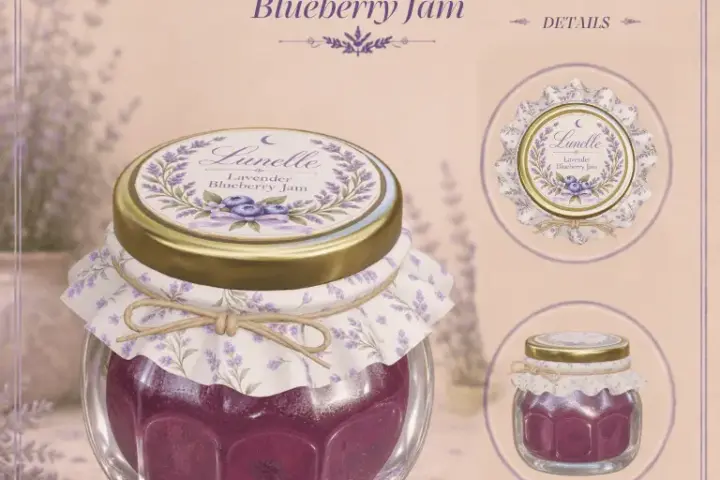 Lavender Blueberry Jam