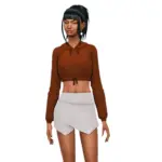 Solid Color Hoodie Top