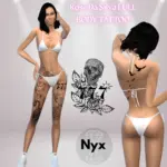 Rose da Silva Full body tattoo