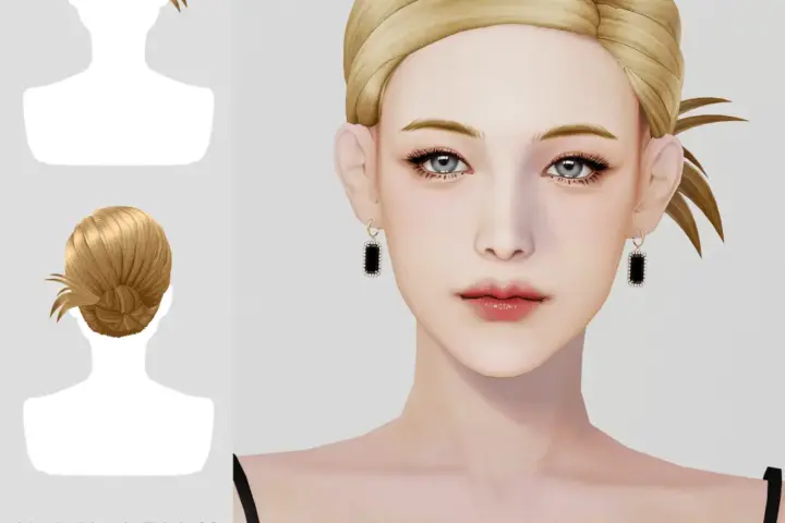 Maxis Match FHair 023 V2