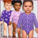 Infant Girls Princess Bodysuits