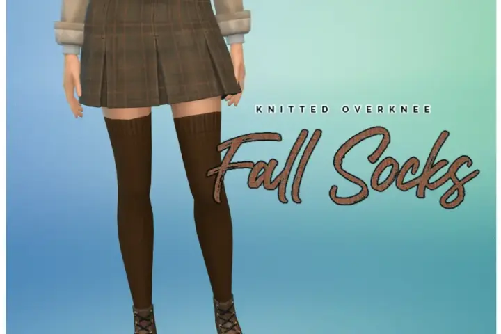 Knitted Overknee Socks